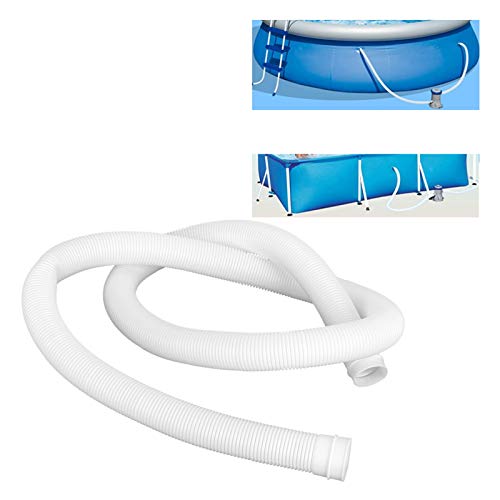 Entatial Pool Hose, Garden Swimming Pool Pipe Above Ground Pool Supply Buckles Clamps Parts Corrosion Resistance Good Sealing for Swimming Pool for Garden