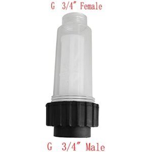 LQ Industrial Water Filter Garden Hose Pressure Washers Water Strainer Fitting for Karcher K2-K7