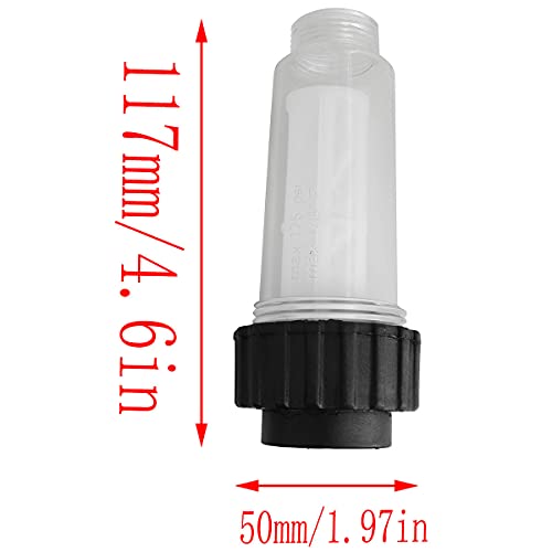 LQ Industrial Water Filter Garden Hose Pressure Washers Water Strainer Fitting for Karcher K2-K7