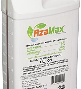 General Hydroponics GH2021 Azamax Antifeedant and Insect Growth Regulator, Quart