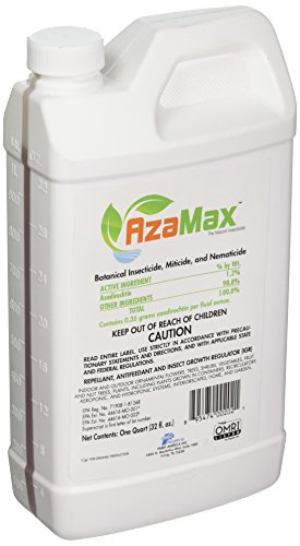 General Hydroponics GH2021 Azamax Antifeedant and Insect Growth Regulator, Quart