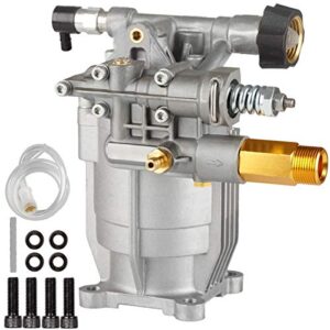 muturq 3/4″ shaft horizontal pressure washer pump , 2600-3000 psi, 2.5 gpm, oem replacement pump for honda gc160,309515003,308418007,020241 and more