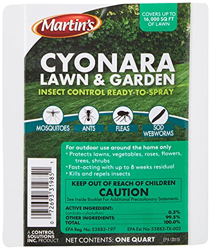 Control Solutions Cyonara Lawn & Garden RTS Ready-to-Spray Mosquito and Insect Control, 32_Ounce, 32oz, 32 Ounce