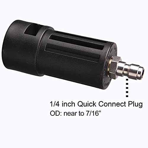 M MINGLE Compatible Pressure Washer Adapter, Replacement for Karcher Power Washer Accessory, 1/4'' Quick Connect