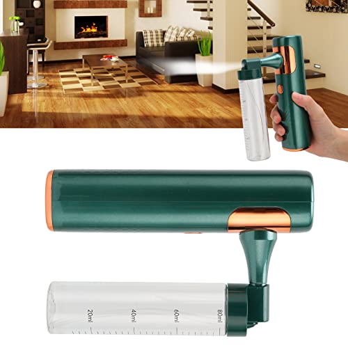 Professional Fogger Machine, Nanometer Handheld Atomizer Sprayer Rechargeable Electric Atomizer Sprayer Fogger Machine Handheld Fogger Mist Machine for Home, Office, School, Garden(Green)