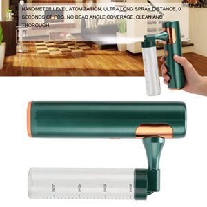 Professional Fogger Machine, Nanometer Handheld Atomizer Sprayer Rechargeable Electric Atomizer Sprayer Fogger Machine Handheld Fogger Mist Machine for Home, Office, School, Garden(Green)