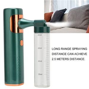 Professional Fogger Machine, Nanometer Handheld Atomizer Sprayer Rechargeable Electric Atomizer Sprayer Fogger Machine Handheld Fogger Mist Machine for Home, Office, School, Garden(Green)