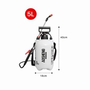 SoBeiKre Sprayer Garden Manual Industrial Fogger Home Clean 5L Other Kettle Whistle Replacement (White, One Size)