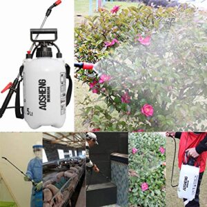 SoBeiKre Sprayer Garden Manual Industrial Fogger Home Clean 5L Other Kettle Whistle Replacement (White, One Size)