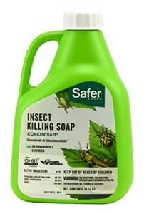 safer safer insect soap concentrate, 16 oz omri listed