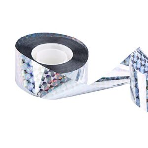 aoutecen reflective tape, bird tape, durable exquisite strong deterrent tape, lawns orchards for gardens