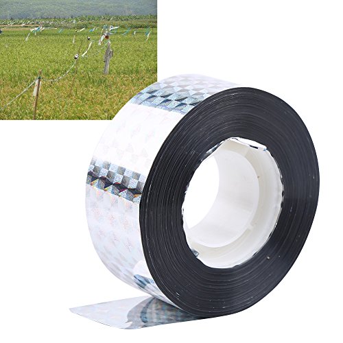 Aoutecen Reflective Tape, Bird Tape, Durable Exquisite Strong Deterrent Tape, lawns Orchards for Gardens