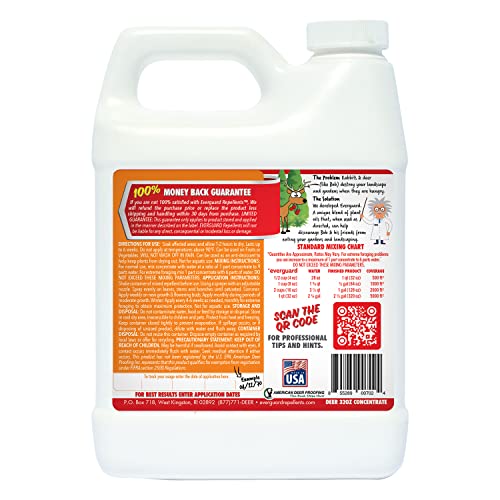 Everguard ADPC032 Concentrated Deer and Rabbit Repellent