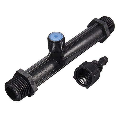 1/2inch Garden Irrigation Tube Fertilizer Mixer Injector Plastic Venturi Switch Water Tube Kit Injector Agriculture Tool for Patio Lawn Garden Greenhouse