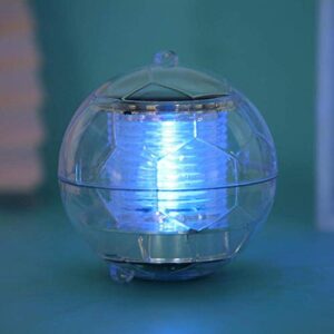 mumusuki floating pool lights, waterproof solar powered led floating ball lamp decor light for swimming pool garden