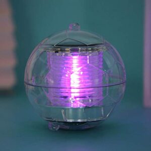 Mumusuki Floating Pool Lights, Waterproof Solar Powered LED Floating Ball Lamp Decor Light for Swimming Pool Garden