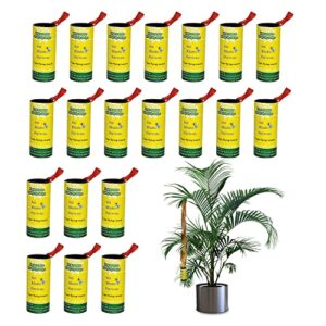 enposmre 20 pack fly traps for indoors/outdoor, effective paper catcher strips, fruit traps, sticky glue hanging tape killer ribbon house, garden, bullpen, stable, pasture, 20pack-yellow