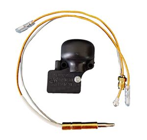 firdnyohs patio gas heater dump switch – gas patio heater repair replacement parts thermocoupler & dump switch control safety kit for patio propane gas heaters, garden outdoor heaters