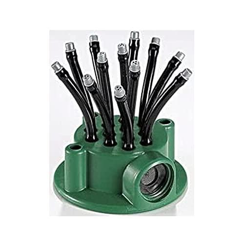 Flexible Multi Jet Sprinkler- 12 Flexible Heads Bend to Customize Simply Attach Garden Hose