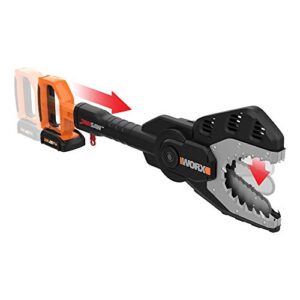 WORX WG320 20V Power Share JawSaw Cordless Chainsaw & Oregon Bar and Chain Oil for Chainsaws, 1 One Quart Bottle (32 fl.oz / 946 ml) (54-026)