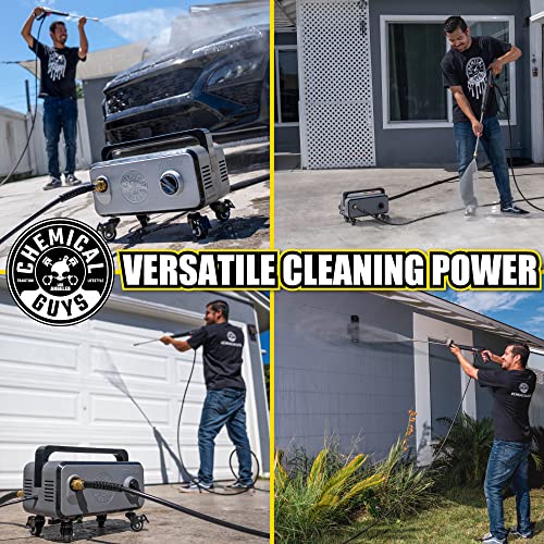 Chemical Guys EQP408 ProFlow Performance Electric Pressure Washer PM2000, 14.5-Amp Motor 2030 Max PSI, 1.77 GPM, Includes 5 Full Range QC Tips, Cleans Cars, Patios, Driveways, Homes and More , Gray