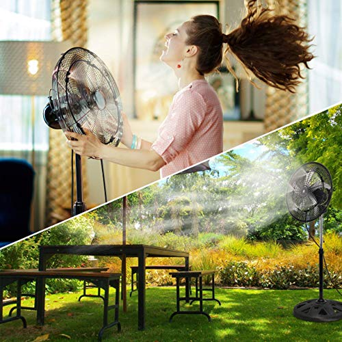 HONYOU Fan Misting Cooling Kit for DIY Outdoor Mist Fan 19.6 Ft