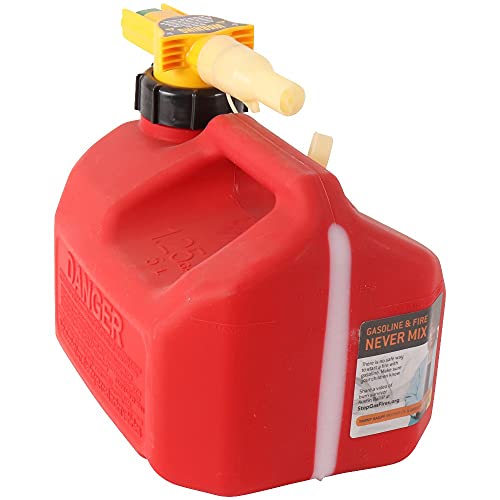 No-Spill 1415 1-1/4-Gallon Poly Gas Can (CARB Compliant)