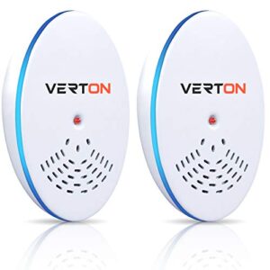 VD1B 2Pack - Ultrasonic Pest Repeller - Electronic Plug-in Best Repellent - Pest Control - Get Rid of - Rodents Squirrels Mice Rats Insects - Roaches Spiders Bed Bugs Fleas Ants Fruit Fly Flies!