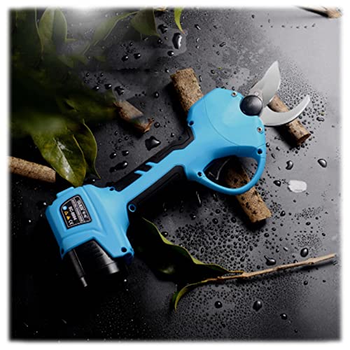 Electric Pruning Shears Cordless Pruner Electric Branch Scissors 2/3 Pack 16.8V Lithium Battery, 1.1Inch (28MM) Cutting Diameter for Garden, Lawn, Shrub with Power Display and Number of Trim (Size :