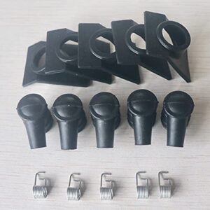 5 Sets Ignition Coil Cap And Spring And Coil Cap cover For 2 Stroke Garden Tool Parts for 4500 5200 5800 Chainsaw