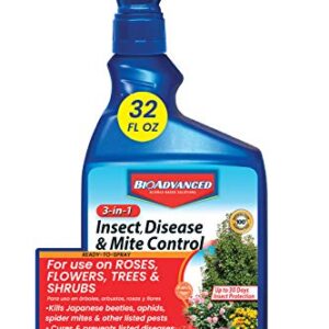 BioAdvanced 3-In-1 Insect, Disease and Mite Control, Ready-to-Spray, 32 oz