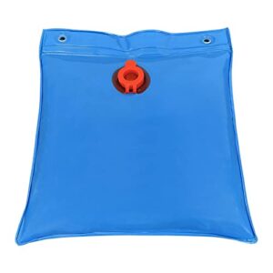 poolzilla heavy duty wall bag for swimming pool winter covers, thick 16 gauge vinyl wall bags 1’x1′ – 1 pack