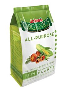 jobe’s organics 09526 organic all purpose granular fertilizer 4-4-4, 4 lb (Тwo Рack)