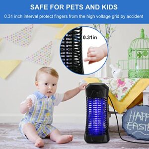 TULAER Bug Zapper Outdoor Indoor, Electric Mosquito Zapper, Fly Zapper - Bug Catcher, Insect Zapper for Home, Garden, Backyard