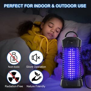 TULAER Bug Zapper Outdoor Indoor, Electric Mosquito Zapper, Fly Zapper - Bug Catcher, Insect Zapper for Home, Garden, Backyard