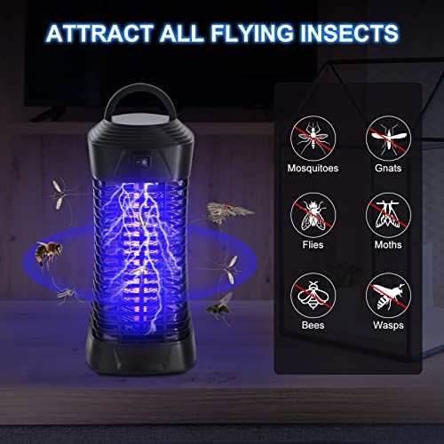 TULAER Bug Zapper Outdoor Indoor, Electric Mosquito Zapper, Fly Zapper - Bug Catcher, Insect Zapper for Home, Garden, Backyard