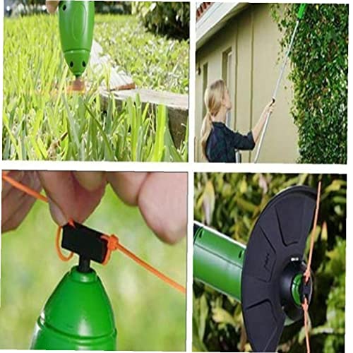 Zonster 1pc Machine Grass Trimmer Lawn Mower Garden Tool Outdoor Cordless Steel Weed Cutter Portable Home Edging Park Electric, Green