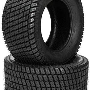 TRIBLE SIX 2 pcs Lawn Garden Mower Tractor Turf Tires - ST24x12x12 6 PR