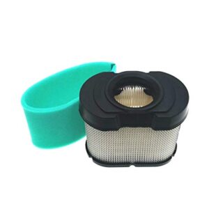 MOWFILL 792105 Air Filter Replace for Briggs Stratton 276890, 4233, 5405, 5405H, 5405K, 593240, 798748 OEM Air Cleaner Cartridge with 792303 Pre Filter Fits Lawn Mower Air Cleaner Element