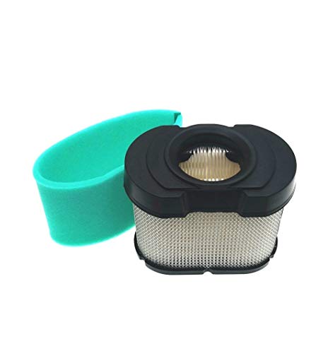 MOWFILL 792105 Air Filter Replace for Briggs Stratton 276890, 4233, 5405, 5405H, 5405K, 593240, 798748 OEM Air Cleaner Cartridge with 792303 Pre Filter Fits Lawn Mower Air Cleaner Element