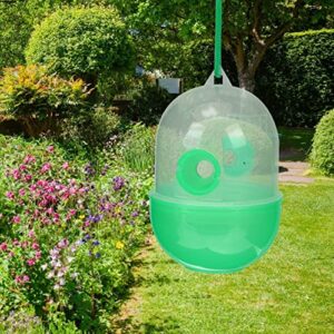 GANAZONO 2Pcs Wasp Yellow Jacket Outdoor Hanging Honey Bee Traps Catcher Traps Reusable Flying Insect Traps Wasp Deterrent for Outside Garden