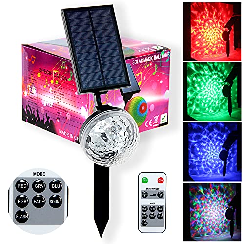 LED CONCEPT Solar Pathway Light RGB Outdoor, Solar Colorful Garden Lights, Waterproof Solar Powered Landscape Light for Walkway, Garden, Patio, Lawn, Yard(LC-Pathway Light-01)