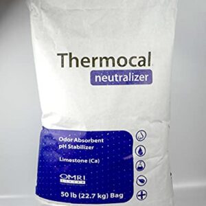 50 Lbs Calcium Carbonate Limestone Powder - Rock Dust - Soil Amendment and Fertilizer ph Neutralizer