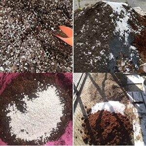 Organic Perlite Horticultural Soil Amendment for Plants and Enhanced Drainage Enhanced Growth (7 Quarts)