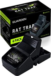 rat traps that work (6 pack) – easy to bait and set, rat traps indoor for home, large rat trap outdoor – trampas para ratones/trampas para ratas – forget electric traps, choose snap traps for rats