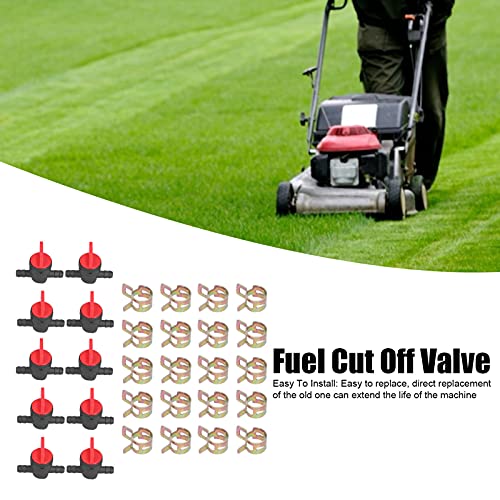 01 02 015 Lawn Mower Fuel Shut Off Valve, Fuel Cut Off Valve Good Compatibility Exquisite Craft for Agriculture for Home for AM36141 AM107340 for Garden