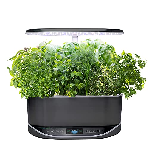 AeroGarden Bounty Elite - Indoor Garden with LED Grow Light, WiFi and Alexa Compatible, Platinum Stainless & Grow Anything Seed Pod Kit Hydroponic Indoor Garden, 9-Pod