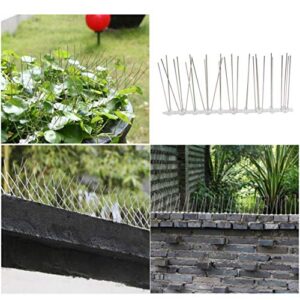 Cabilock 2. 5M Anti Pigeon Spikes Multi Purpose Fence Roof Mailbox Window Bird Pigeon Prof Spike Rodent Deterrent Spike Device for Home Garden