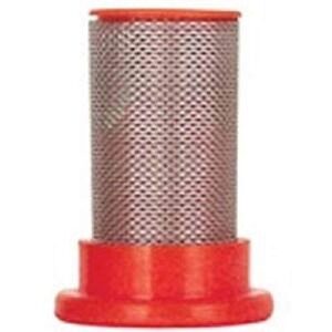 valley industries ns-50-csk 50 mesh replacement broadcast sprayer nozzle strainer-50, 4 pack, standard, red