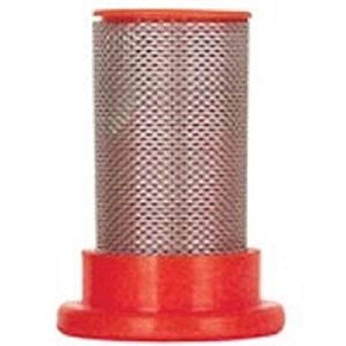 Valley Industries NS-50-CSK 50 Mesh Replacement Broadcast Sprayer Nozzle Strainer-50, 4 Pack, Standard, Red